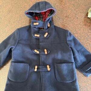 Vintage toddler Fieldstone double-breasted wool toggle duffle